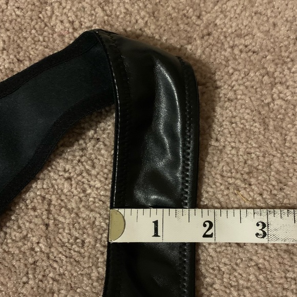 NWT Halloween Costume Wundergirl/Flash Zoom Faux Leather Fitted Corset/Superhero - Picture 10 of 16